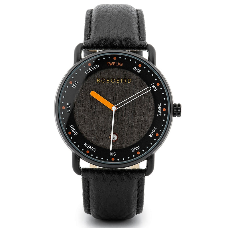 Relógio Masculino Bobo Bird Brand Luxury