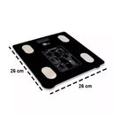 Balança Digital de Bioimpedância com Bluetooth e Aplicativo Fitness