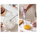 Batedor Elétrico Portátil – Mixer 2 em 1 para Bebidas, Café e Clara de Ovo
