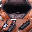 Bolsa Masculina Jеер de Couro + Carteira de Couro Brinde