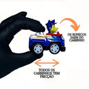 Brinquedo Infantil Patrulha Canina – Kit 6 Carrinhos de Fricção