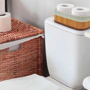 Cesto Grande de Bambu com Forro para Roupas Sujas