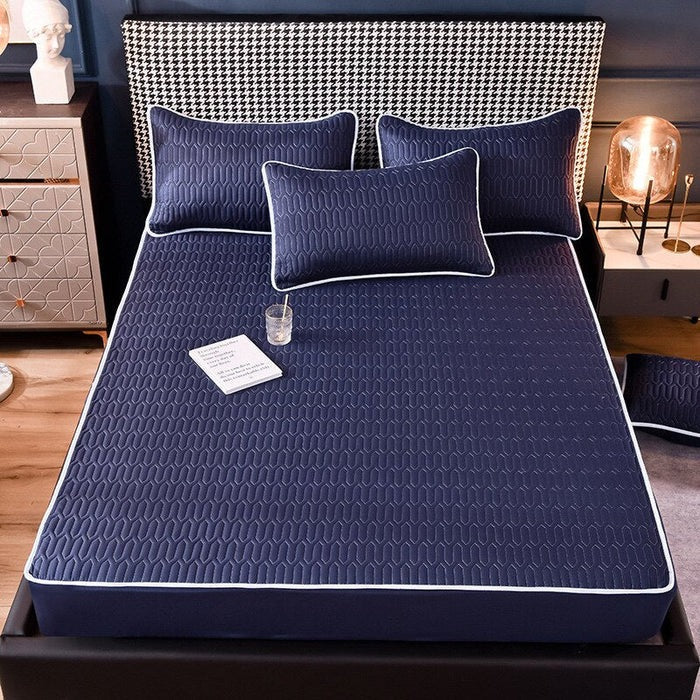 Conjunto de Cama Acolchoado Premium impermeável - EliteSleep