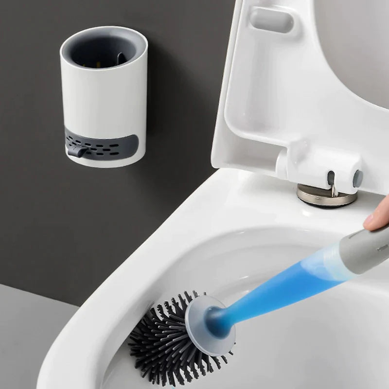 Escova de Limpeza para Vaso com Dispensador Recarregável - SmartClean
