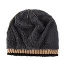 Gorro de Tricô Forrado Unissex para Inverno