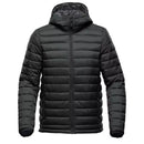 Jaqueta Puffer Masculina Forrada com Capuz Impermeável
