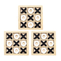 Jogo da Velha Montessori em Madeira – Brinquedo Educativo de Raciocínio para Crianças – Compre 2 Leve 3