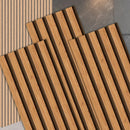 Kit 20 Painéis de Revestimento Ripado Decorativo em MDF – 45x11cm para Parede