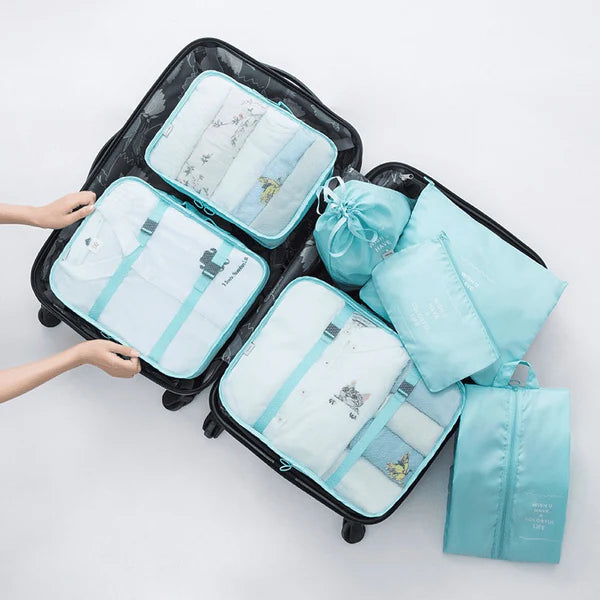 Kit Organizador de Malas para Viagens - TravelEase - Compre 4 e Leve 7