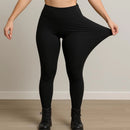 Kit com 3 Leggings Femininas Flaneladas Peluciadas para Inverno