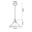 Luminária Pendente Retro de Metal - VintageGlow