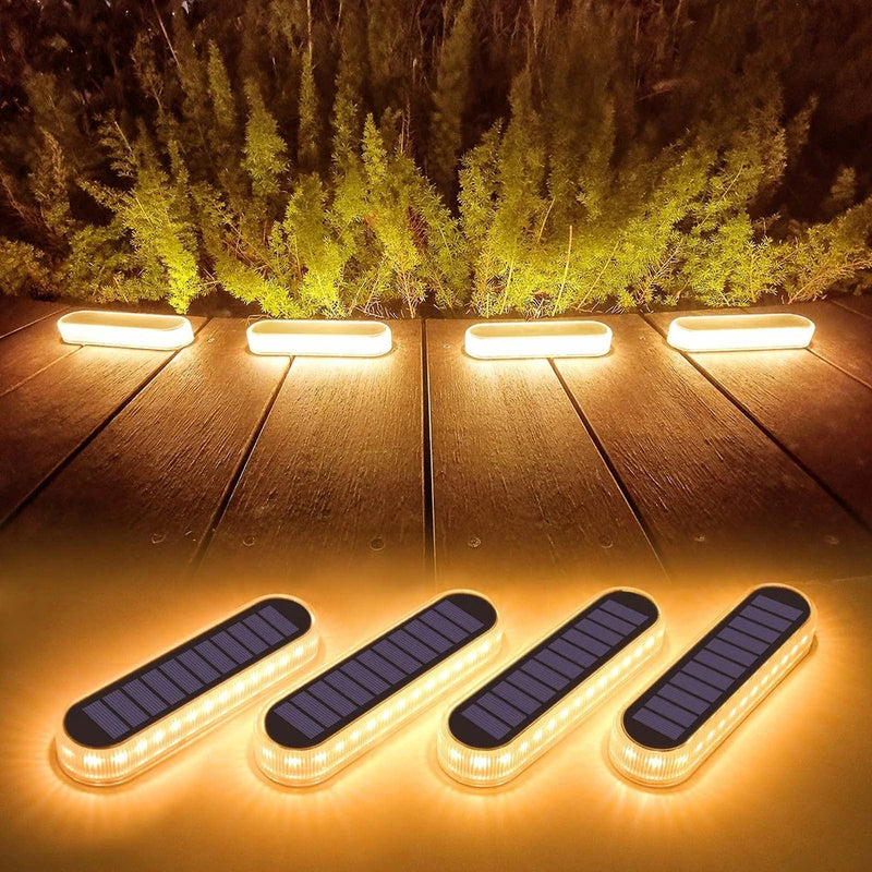 Luzes Led Solar de Piso Externo Impermeável Ultra Resistente