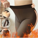 Meia-Calça Térmica Feminina Plus Size Forrada de Lã