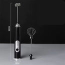 Mini Mixer Elétrico 2 em 1 para Bebidas e Ovos Recarregável