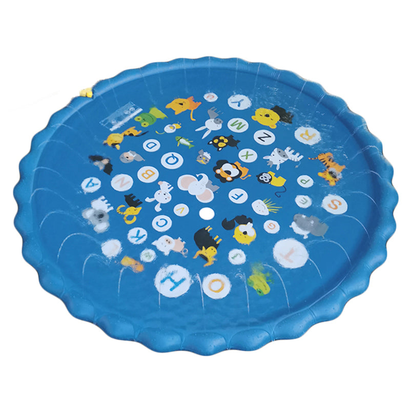 Piscina Infantil Inflável Sprinkler com Letras e Animais – Diversão e Aprendizado 100cm
