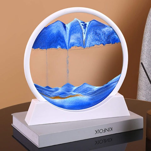 Quadro de Decoração de Areia Movediça Fluindo 3D