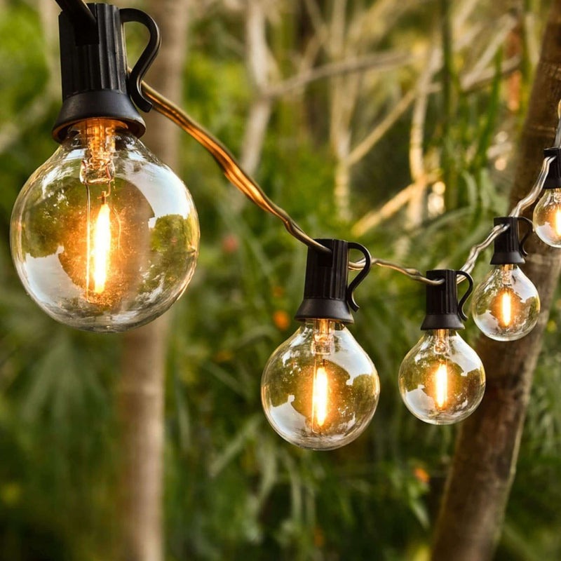 Varal de Luzes com Lâmpadas Bivolt Impermeável para Jardim - GardenLuxe