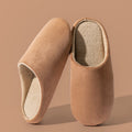chinelos-masculinos-de-veludo-antiderrapantes-macios-e-confortaveis-para-casa-no-inverno-compre-1-leve-2-pares - 5