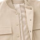 Jaqueta Bomber Feminina Decote V - lifestyle 7