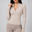 jaqueta-esportiva-feminina-gola-alta-com-ziper-modelagem-slim-manga-longa-para-treino-e-inverno-cor-08-bege