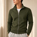 jaqueta-esportiva-masculina-casual-com-ziper-e-gola-alta-manga-longa-slim-cor-solida-para-inverno-cor-05-verde-militar
