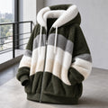 Jaqueta Feminina Oversize Pelucia Capuz Inverno 5