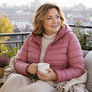 Jaqueta Puffer Feminina Plus Size - lifestyle 5