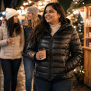 Jaqueta Puffer Feminina Plus Size - lifestyle 6
