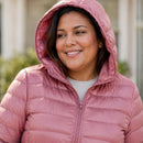 Jaqueta Puffer Feminina Plus Size - lifestyle 7