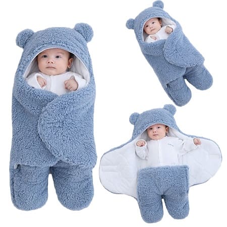 Cobertor de Ursinho para Bebe Dormir - Seguro e Confortável