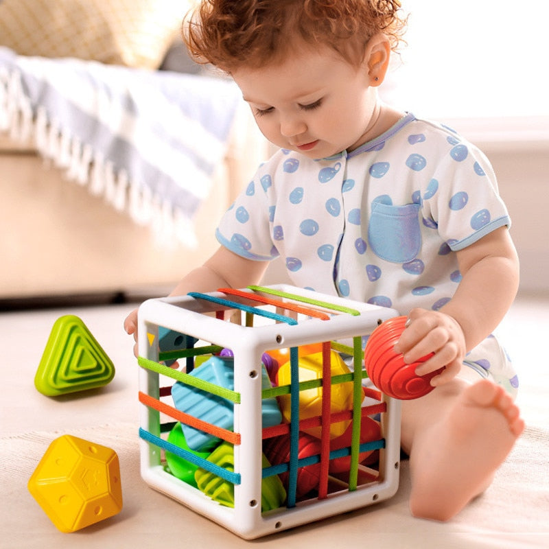 Brinquedo Cubo Elástico Para Crianças