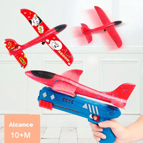 Kit Completo Lançador de Avião + Avião AeroSpeed