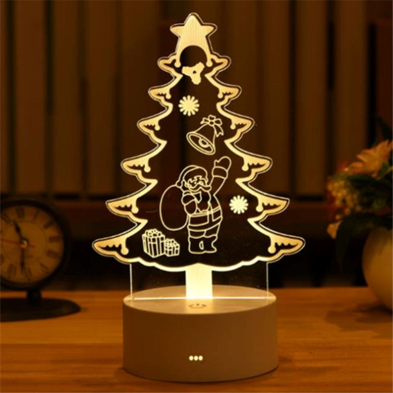 Luminária Decoração para Natal com 4 Estilos Diferentes