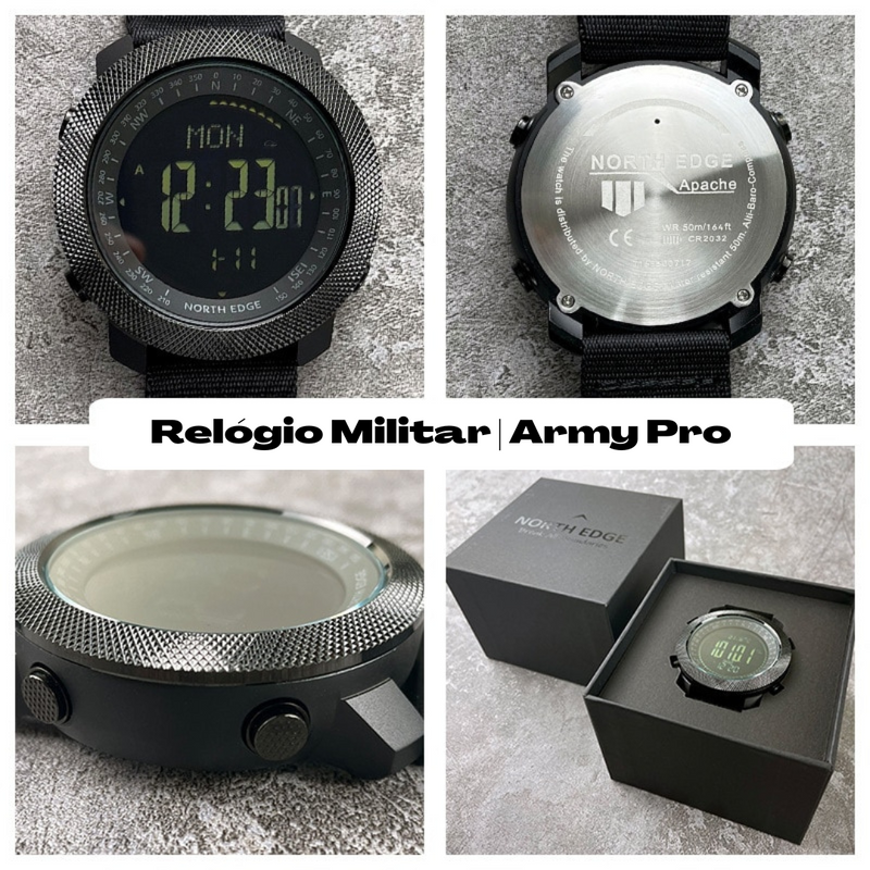 Relógio Masculino Militar Army Pro