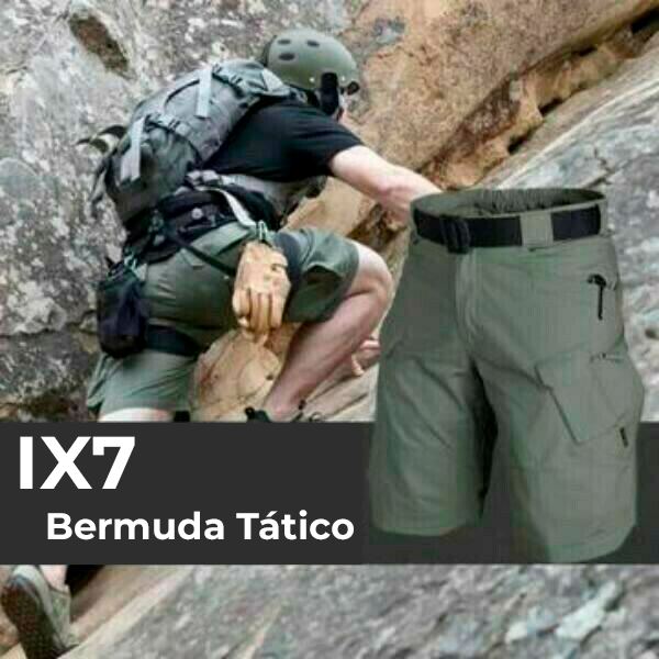 Bermuda Tática Militar Masculina Impermeável