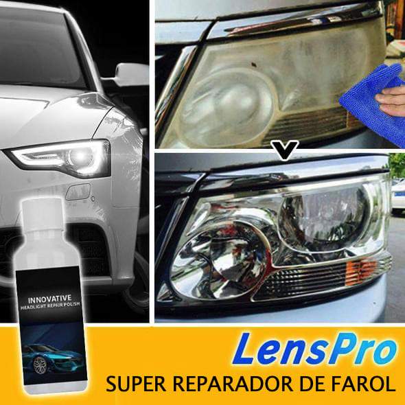 Super Reparador de Farol Automotivo - LensPro